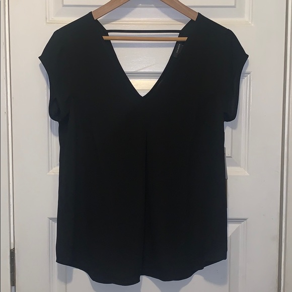 Halogen Double V-Neck Top - Picture 2 of 2